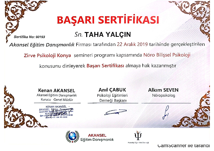 EMDR Terapisi Sertifikası