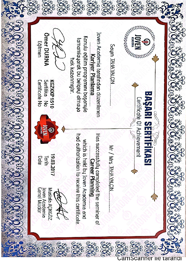 Öfke Kontrolü Terapisi Sertifikası