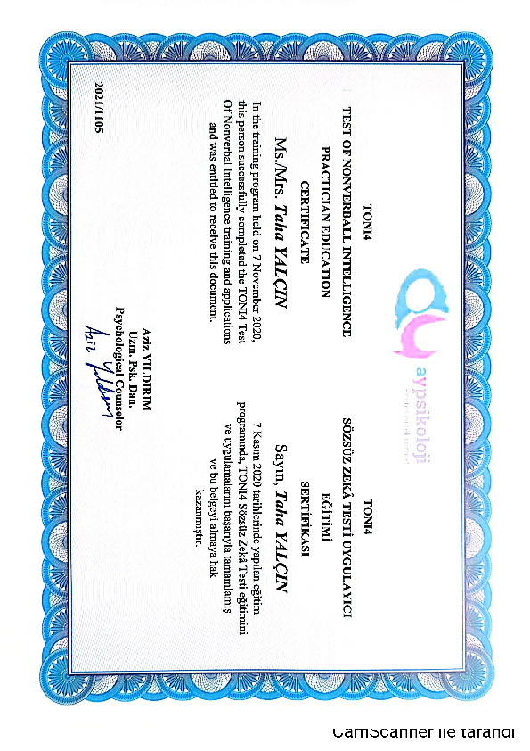 Şema Terapi Sertifikası