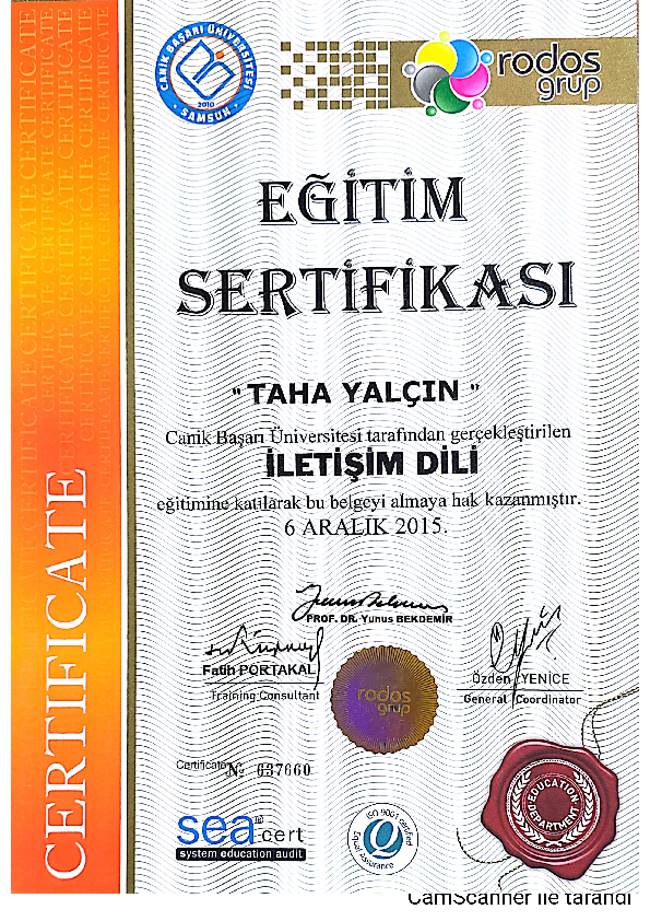 Stres Yönetimi Sertifikası