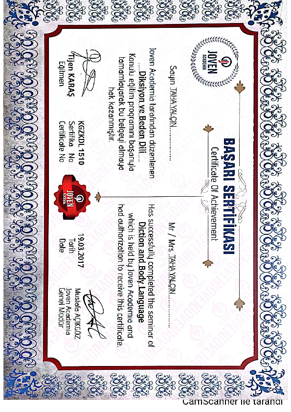 Zeka Testleri Sertifikası